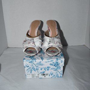 Antonio Melani Born on Fifth Arden Floral Bow Pink Multi Sandals Size: 9 #BOF-Ar
